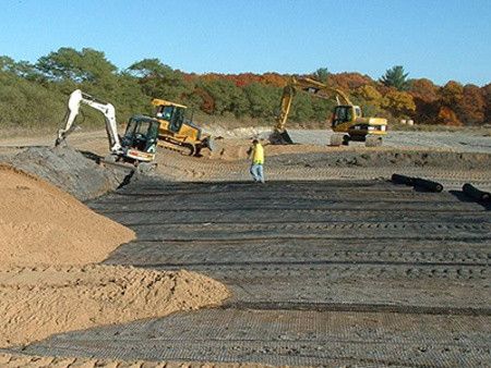 浙江寧波二級路鋪設格柵