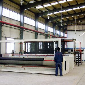 經(jīng)編滌綸土工格柵生產(chǎn)線